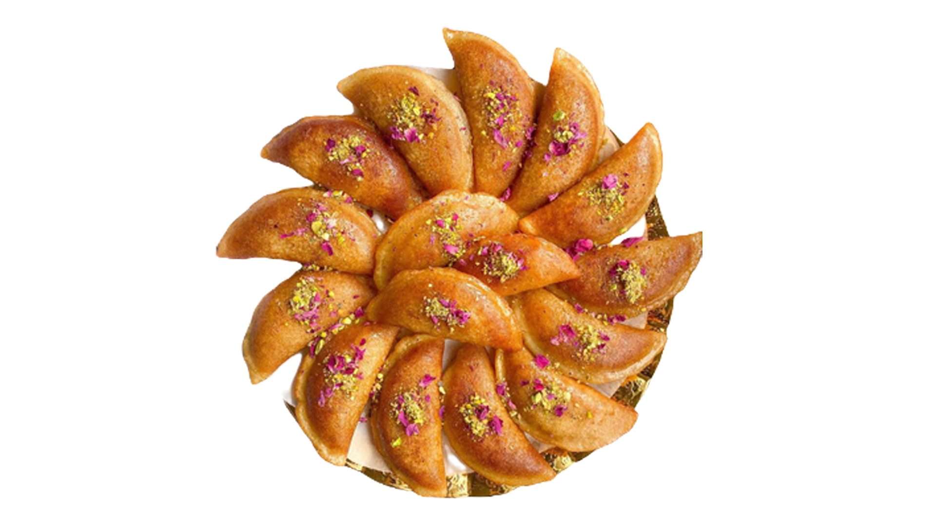 Fried Qatayef Walnuts